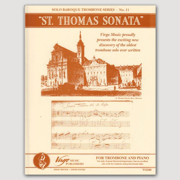 ST. THOMAS SONATA (anon, ed. Shifrin-Clarke) For Trombone with Paino - VO100