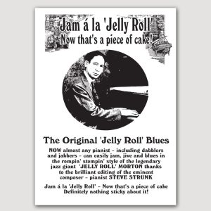 THE ORIGINAL ‘JELLY ROLL’ BLUES (‘Jelly Roll’ Morton) for Solo Piano - VO25