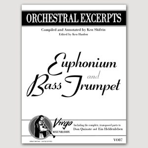 ORCHESTRAL EXCERPTS FOR EUPHONIUM AND BASS TRUMPET (Shifrin/ed. Hanlon) - VO87
