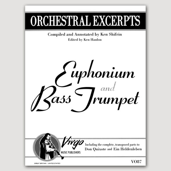 ORCHESTRAL EXCERPTS FOR EUPHONIUM AND BASS TRUMPET (Shifrin/ed. Hanlon) - VO87