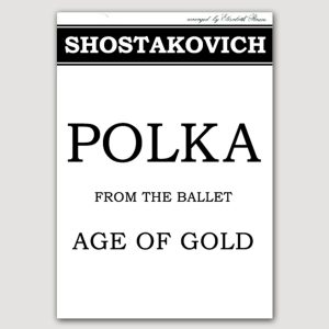 POLKA (Shostakovitch/arr. Elizabeth Raum) for Woodwind Quintet - VO27