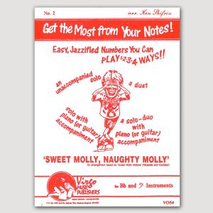 SWEET MOLLY, NAUGHTY MOLLY (Ken Shifrin). Playable as Solo Alone/with Piano/ Duet/a Duet with Piano - VO54